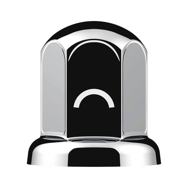 UNITED PACIFIC - UNITED PACIFIC - 10031 - TAPA DE TUERCA ESTÁNDAR DE ACERO CROMADO DE 33MM X 2" CON BRIDA