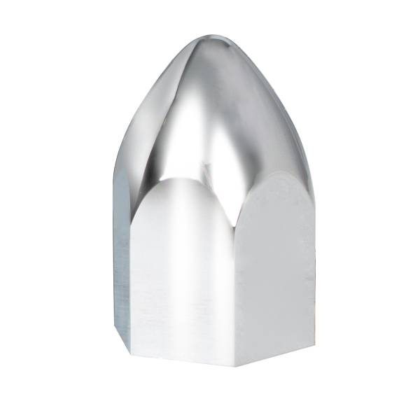 UNITED PACIFIC - UNITED PACIFIC - 10047B - TAPA DE TUERCA DE BALA DE PLÁSTICO CROMADA DE 1-1/2" X 2-3/4" - A PRESIÓN (A GRANEL)