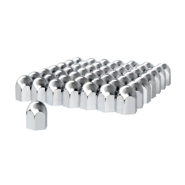 UNITED PACIFIC - UNITED PACIFIC - 10057CB - TAPAS DE TUERCA ESTÁNDAR DE PLÁSTICO CROMADO DE 1-1/2" X 2-1/4" - A PRESIÓN (PAQUETE DE 60)