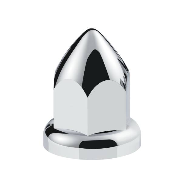 UNITED PACIFIC - UNITED PACIFIC - 10075CB - TAPA DE TUERCA DE BALA DE PLÁSTICO CROMADA DE 33 MM X 2-3/8" CON BRIDA - A PRESIÓN (CAJA DE COLOR DE 60)