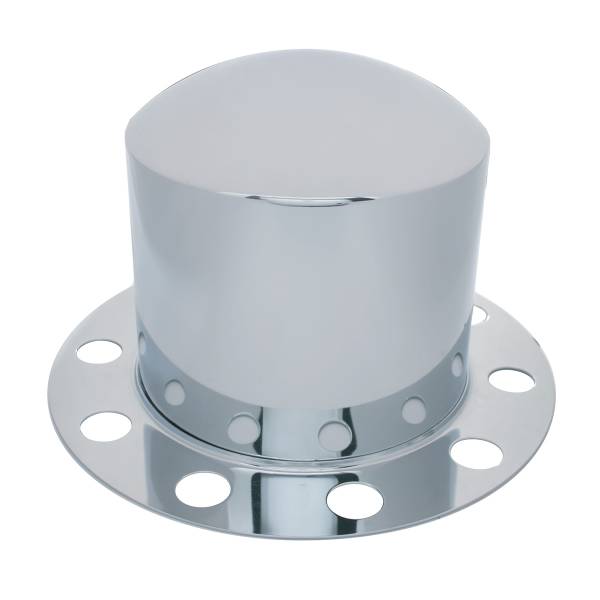 UNITED PACIFIC - UNITED PACIFIC - 10223 - CUBIERTA CROMADA DEL EJE TRASERO KIT DE 2 PIEZAS PARA TAPA DE TUERCA DE 33 MM - RUEDA DE ACERO/ALUMINIO (10 AGUJEROS)