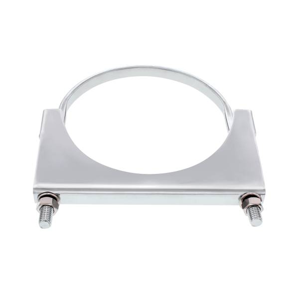 UNITED PACIFIC - UNITED PACIFIC - 10290 - ABRAZADERA DE ESCAPE CROMADA CON PERNO EN U DE 5"