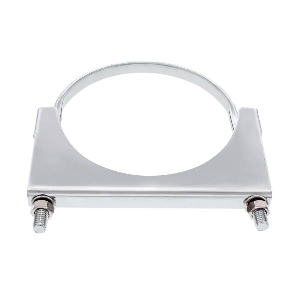 UNITED PACIFIC - UNITED PACIFIC - 10291 - ABRAZADERA DE ESCAPE CROMADA CON PERNO EN U DE 6"