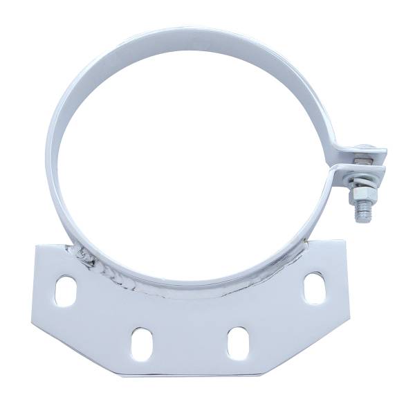 UNITED PACIFIC - UNITED PACIFIC - 10293 - ABRAZADERA DE ESCAPE CROMADA DE 6" PARA PETERBILT ULTRA CAB
