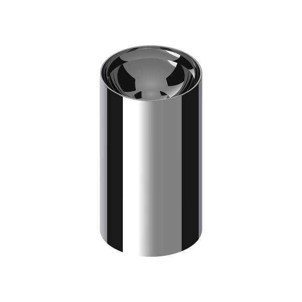 UNITED PACIFIC - UNITED PACIFIC - 10300B - TAPA DE TUERCA SUPERIOR CÓNCAVA DE PLÁSTICO CROMADA DE 33 MM X 3 3/4" - ROSCA - ON (A GRANEL)