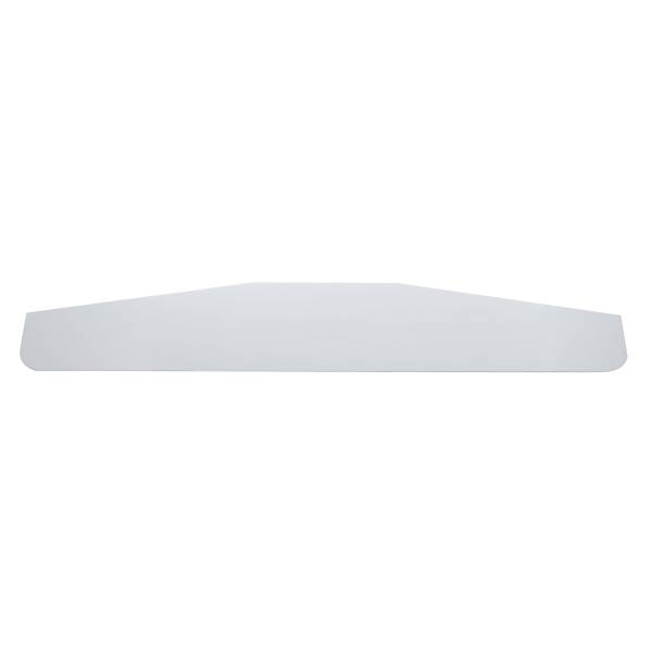 UNITED PACIFIC - UNITED PACIFIC - 10414 - PLACA DE GUARDABARROS INFERIOR ESTÁNDAR CROMADA DE 3" X 14" - ESPÁRRAGO SOLDADO