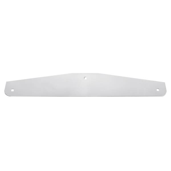 UNITED PACIFIC - UNITED PACIFIC - 10416 - PLACA DE GUARDABARROS INFERIOR ESTÁNDAR CROMADA DE 4" X 24" - PERNO A TRAVÉS