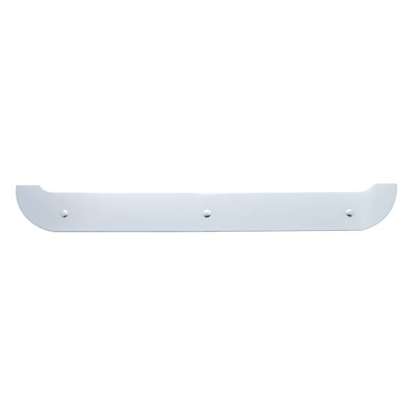 UNITED PACIFIC - UNITED PACIFIC - 10430 - PLACA DE GUARDABARROS INFERIOR DE CONTORNO CROMADA DE 4" X 24" - PERNO A TRAVÉS