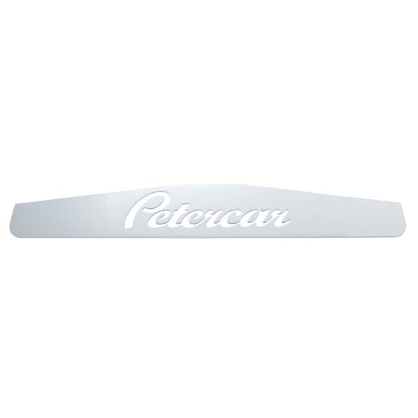 UNITED PACIFIC - UNITED PACIFIC - 10434 - PLACA DE GUARDABARROS INFERIOR PETERCAR CROMADA DE 4" X 24" - ESPÁRRAGO SOLDADO