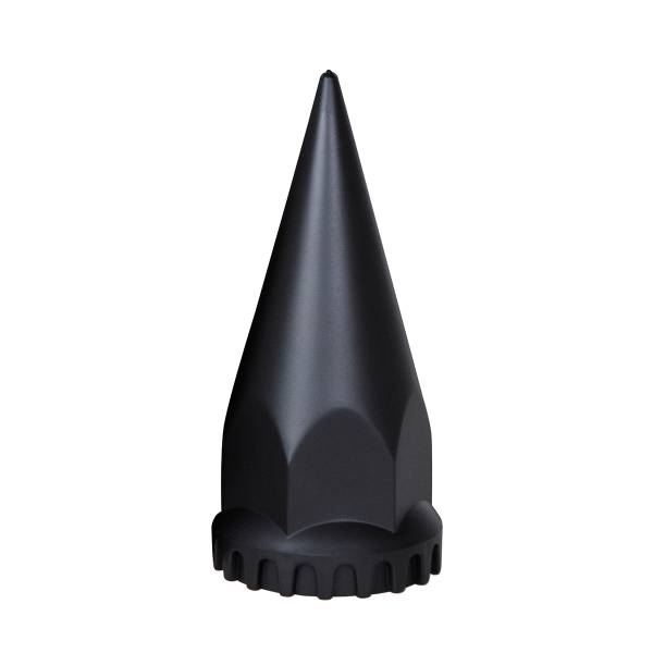 UNITED PACIFIC - UNITED PACIFIC - 10548B - TAPA DE TUERCA DE ESPIGA NEGRA MATE DE 33 MM X 4-3/4" CON BRIDA - ROSCADA (A GRANEL)