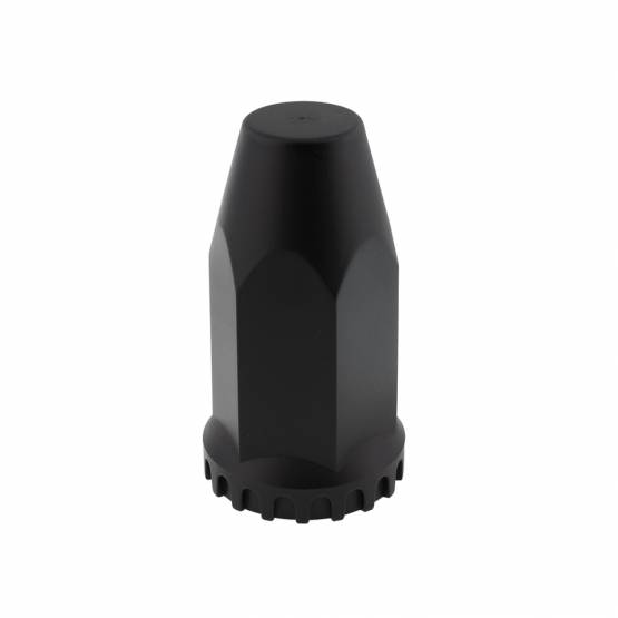 UNITED PACIFIC - UNITED PACIFIC - 10551B - TAPA DE TUERCA ALTA NEGRA MATE DE 33 MM X 4" CON BRIDA - ROSCADA (A GRANEL)