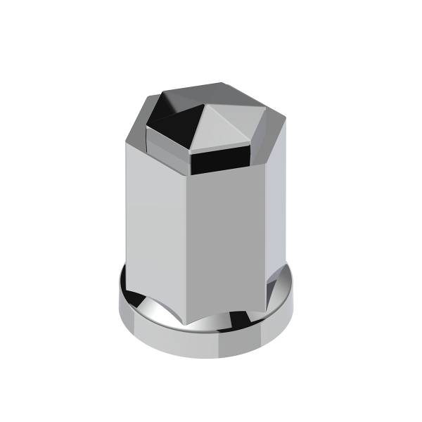 UNITED PACIFIC - UNITED PACIFIC - 10559B - TAPA DE TUERCA CON ROSCA ESTILO HEXAGONAL DE PLÁSTICO CROMADO DE 33 MM X 3" DE ALTO (A GRANEL)