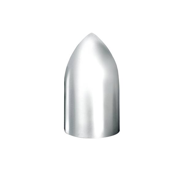 UNITED PACIFIC - UNITED PACIFIC - 10564 - TAPAS DE TUERCA DE BALA DE PLÁSTICO CROMADO DE 33 MM X 3-7/8" - ROSCABLES (PAQUETE DE 10)