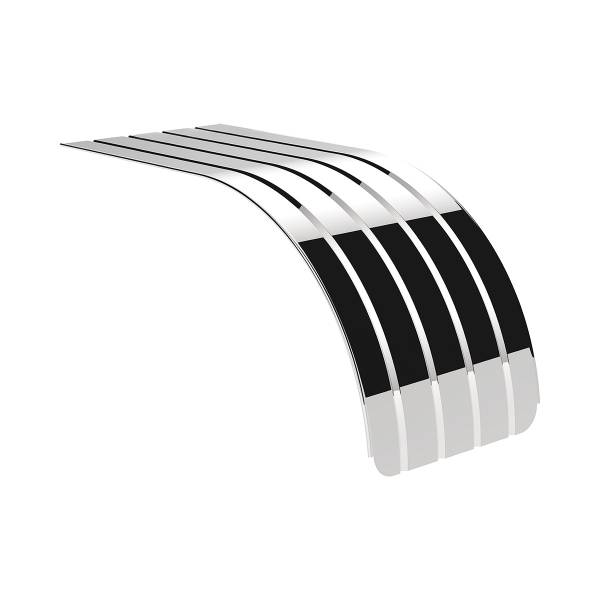 UNITED PACIFIC - UNITED PACIFIC - 10619 - MEDIO GUARDABARROS DE ACERO INOXIDABLE 430 (GA 18) DE 66" - SERIE SR (PAR)