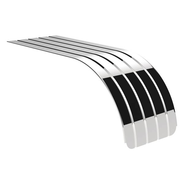 UNITED PACIFIC - UNITED PACIFIC - 10622 - MEDIO GUARDABARROS DE ACERO INOXIDABLE 430 DE 80" (GA 18) - SERIE SR (PAR)