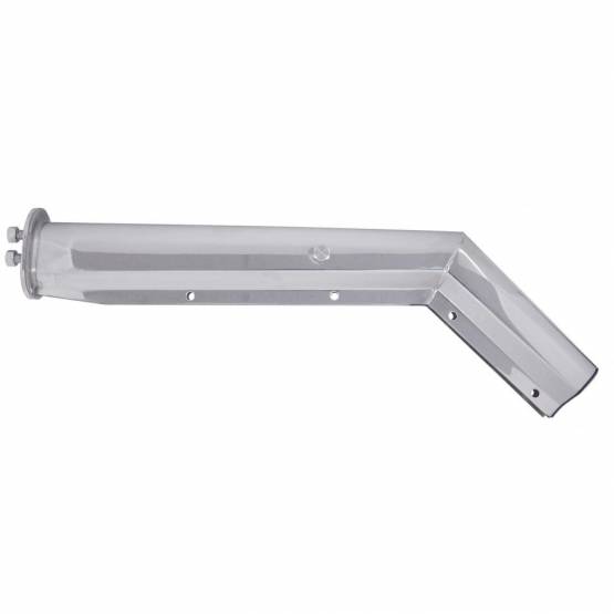 UNITED PACIFIC - UNITED PACIFIC - 10651 - PERCHAS PARA GUARDABARROS CROMADAS EN ÁNGULO DE 45 GRADOS DE 28" - PATRÓN DE PERNOS DE 1-1/8" (PAR)