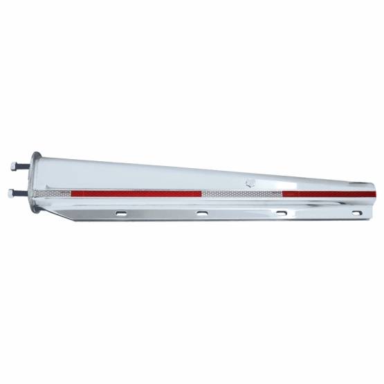 UNITED PACIFIC - UNITED PACIFIC - 10697 - PERCHAS PARA GUARDABARROS DE TRABAJO PESADO CROMADAS DE 30" CON REFLECTOR - PATRÓN DE PERNOS DE 2-1/2" (PAR)