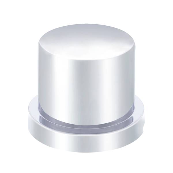 UNITED PACIFIC - UNITED PACIFIC - 10753B - TAPA DE TUERCA SUPERIOR PLANA DE PLÁSTICO CROMADA DE 5/8" X 1" - A PRESIÓN (A GRANEL)
