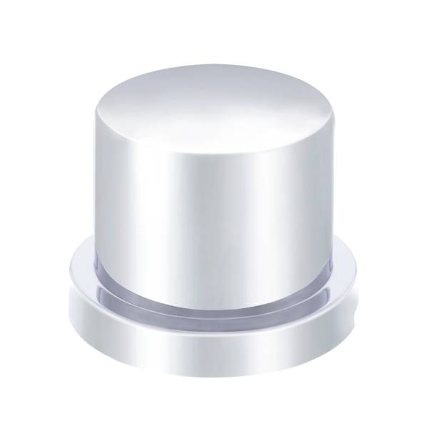 UNITED PACIFIC - UNITED PACIFIC - 10754B - TAPA DE TUERCA SUPERIOR PLANA DE PLÁSTICO CROMADA DE 11/16" X 15/16" - A PRESIÓN (A GRANEL)