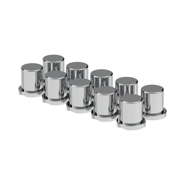 UNITED PACIFIC - UNITED PACIFIC - 10756 - TAPAS DE TUERCA PLANAS DE PLÁSTICO CROMADO DE 3/4" X 1-1/4" - A PRESIÓN (PAQUETE DE 10)