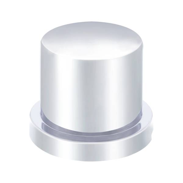 UNITED PACIFIC - UNITED PACIFIC - 10756B - TAPA DE TUERCA SUPERIOR PLANA DE PLÁSTICO CROMADA DE 3/4" X 1-1/4" - A PRESIÓN (A GRANEL)
