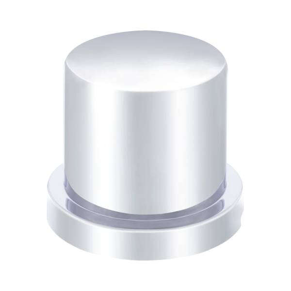 UNITED PACIFIC - UNITED PACIFIC - 10758B - TAPA DE TUERCA SUPERIOR PLANA DE PLÁSTICO CROMADA DE 1-1/8" X 1-1/2" - A PRESIÓN (A GRANEL)