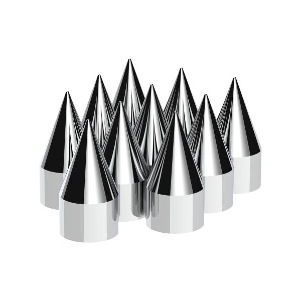 UNITED PACIFIC - UNITED PACIFIC - 10770 - TAPAS DE TUERCA DE PLÁSTICO CROMADAS DE 1-1/2" X 4-1/8" - A PRESIÓN (PAQUETE DE 10)