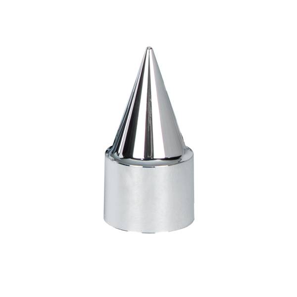 UNITED PACIFIC - UNITED PACIFIC - 10778B - TAPA DE TUERCA DE ESTILO DE PLÁSTICO CROMADA DE 33 MM X 4-1/4" - ROSCADA (A GRANEL)