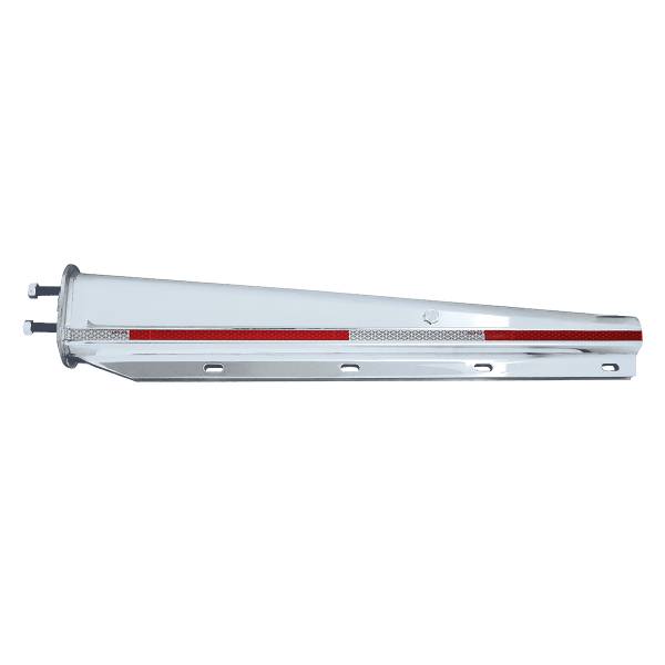 UNITED PACIFIC - UNITED PACIFIC - 10850 - PERCHAS PARA GUARDABARROS DE ACERO INOXIDABLE DE 30" CON REFLECTOR - PATRÓN DE PERNOS DE 2" (PAR)