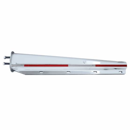 UNITED PACIFIC - UNITED PACIFIC - 10851 - PERCHAS PARA GUARDABARROS DE ACERO INOXIDABLE DE 30" CON REFLECTOR - PATRÓN DE PERNOS DE 1-1/8" (PAR)