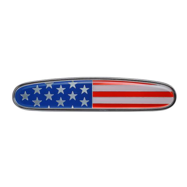 UNITED PACIFIC - UNITED PACIFIC - 11003 - EMBLEMA BANDERA DE EE.UU. CROMADA DIE CAST PARA CAPÓ FREIGHTLINER
