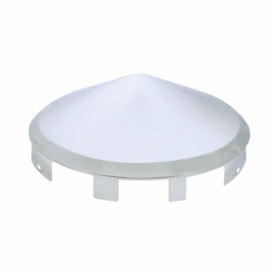 UNITED PACIFIC - UNITED PACIFIC - 20109 - TAPACUBOS DELANTERO PUNTO INOXIDABLE UNIVERSAL - BORDE DE 1"