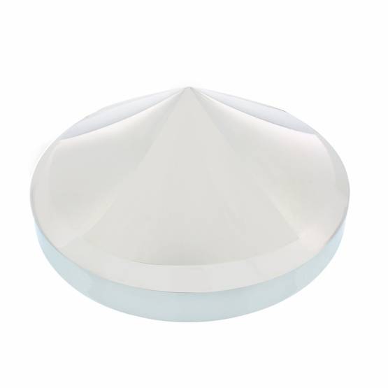 UNITED PACIFIC - UNITED PACIFIC - 20200 - TAPACUBOS TRASERO DE ACERO INOXIDABLE 304 DE 8" CON PUNTA X