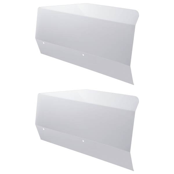 UNITED PACIFIC - UNITED PACIFIC - 20585 - PROTECCIONES DE GUARDABARROS DELANTERO DE ACERO INOXIDABLE PARA PETERBILT 379/378 1988-2007