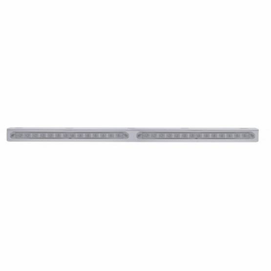 UNITED PACIFIC - UNITED PACIFIC - 20783 - SOPORTE DE LUZ DE ACERO INOXIDABLE DE 25-5/16" CON 2 BARRAS DE LUCES DE 14 LED DE 12" - LED ÁMBAR/LENTE TRANSPARENTE