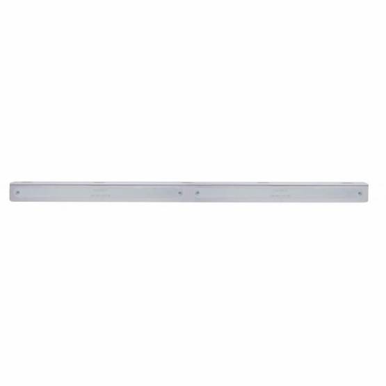 UNITED PACIFIC - UNITED PACIFIC - 20795 - SOPORTE DE LUZ DE ACERO INOXIDABLE DE 25-5/16" CON 2 BARRAS DE LUCES DE 14 LED DE 12" - LED ROJO/LENTE CROMADA