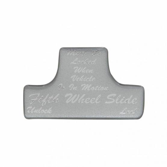 UNITED PACIFIC - UNITED PACIFIC - 21020-1S - SÓLO ETIQUETA PROTECTORA DEL INTERRUPTOR DE QUINTA RUEDA - PLATA