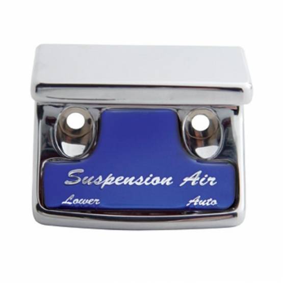 UNITED PACIFIC - UNITED PACIFIC - 21026 - PROTECCIÓN DEL INTERRUPTOR DE AIRE DE SUSPENSIÓN DE PLÁSTICO CROMADO CON ETIQUETA BRILLANTE PARA FREIGHTLINER CLASSIC-BLUE 1990-2010