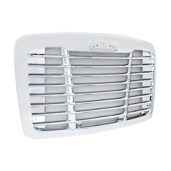 UNITED PACIFIC - UNITED PACIFIC - 21140 - PARRILLA CROMADA CON MOSQUITERA CROMADA PARA FREIGHTLINER CASCADIA 2008-2017