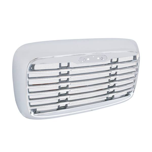 UNITED PACIFIC - UNITED PACIFIC - 21193 - PARRILLA CROMADA CON MOSQUITERA PARA FREIGHTLINER COLUMBIA