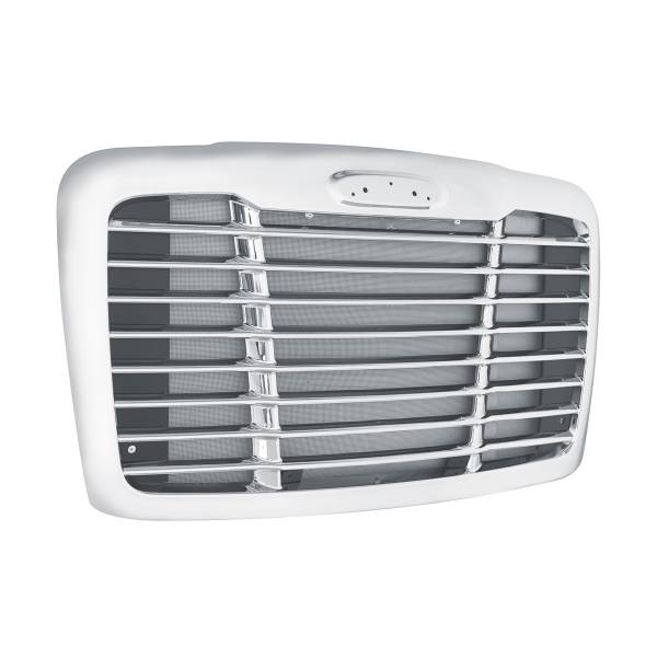 UNITED PACIFIC - UNITED PACIFIC - 21200 - PARRILLA CROMADA CON MOSQUITERA PARA FREIGHTLINER CASCADIA 2008-2017