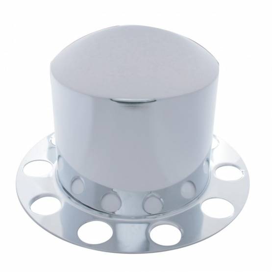 UNITED PACIFIC - UNITED PACIFIC - 21211 - KIT DE 2 PIEZAS DE TAPA DE EJE TRASERO DOMO DE INOXIDABLE PARA TAPA DE TUERCA DE 1-1/2" - RUEDA DE ALUMINIO