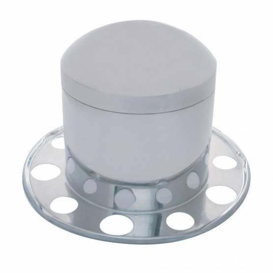 UNITED PACIFIC - UNITED PACIFIC - 21220 - TAPA DE EJE TRASERO INOXIDABLE UNITIZED - KIT DE 2 PIEZAS
