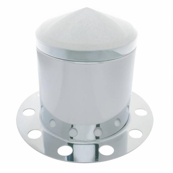 UNITED PACIFIC - UNITED PACIFIC - 21226 - TAPA DE EJE TRASERO PUNTA INOXIDABLE KIT DE 3 PIEZAS PARA TAPA DE TUERCA DE 33 MM - RUEDA DE ACERO/ALUMINIO