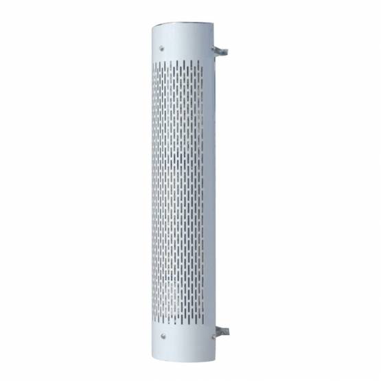 UNITED PACIFIC - UNITED PACIFIC - 21240 - PROTECCIÓN DEL SILENCIADOR DE ESCAPE DE INOXIDABLE DE 48" DE ALTO Y 180 GRADOS PARA ESCAPE DE 7" DE DIÁMETRO - RANURA VERTICAL