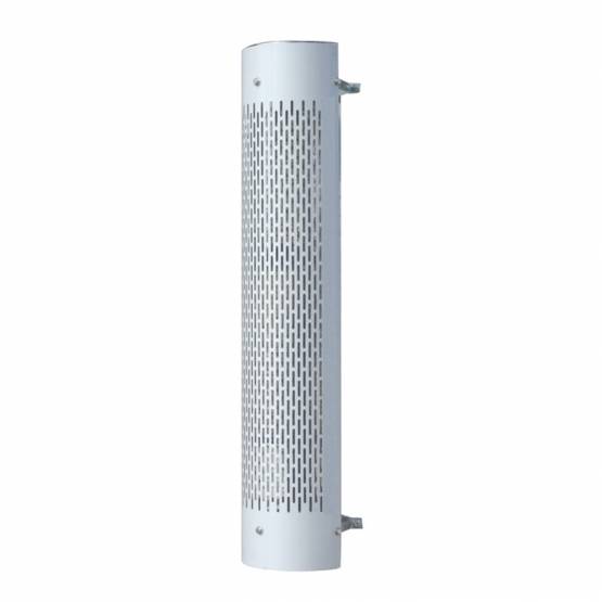 UNITED PACIFIC - UNITED PACIFIC - 21241 - PROTECCIÓN DEL SILENCIADOR DE ESCAPE DE INOXIDABLE DE 48" DE ALTO Y 180 GRADOS PARA ESCAPE DE 8" DE DIÁMETRO - RANURA VERTICAL