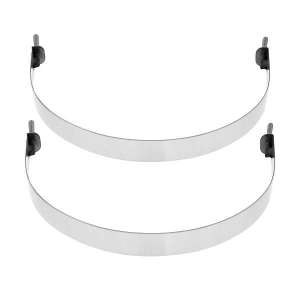 UNITED PACIFIC - UNITED PACIFIC - 21340 - CORREAS PARA TANQUE DE AIRE DE ACERO INOXIDABLE 304 PARA TANQUE DE AIRE REDONDO DE 8-1/4" (TARJETA DE 2)