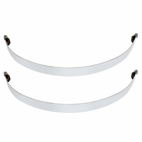 UNITED PACIFIC - UNITED PACIFIC - 21341 - CORREAS PARA TANQUE DE AIRE DE ACERO INOXIDABLE 304 PARA TANQUE DE AIRE REDONDO DE 9-3/4" (TARJETA DE 2)
