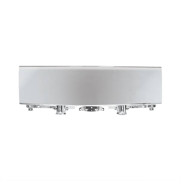 UNITED PACIFIC - UNITED PACIFIC - 21625 - CONJUNTO DE PANEL FRONTAL DE ACERO CROMADO PARA ISUZU NPR 2008-2024 (ELF 400/500/600)