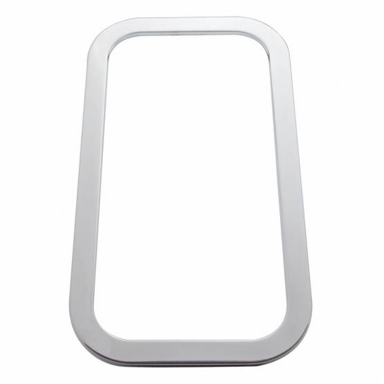 UNITED PACIFIC - UNITED PACIFIC - 21741 - EMBELLECEDOR DE VENTANA EXTERIOR DE ACERO INOXIDABLE PARA PETERBILT 2005+